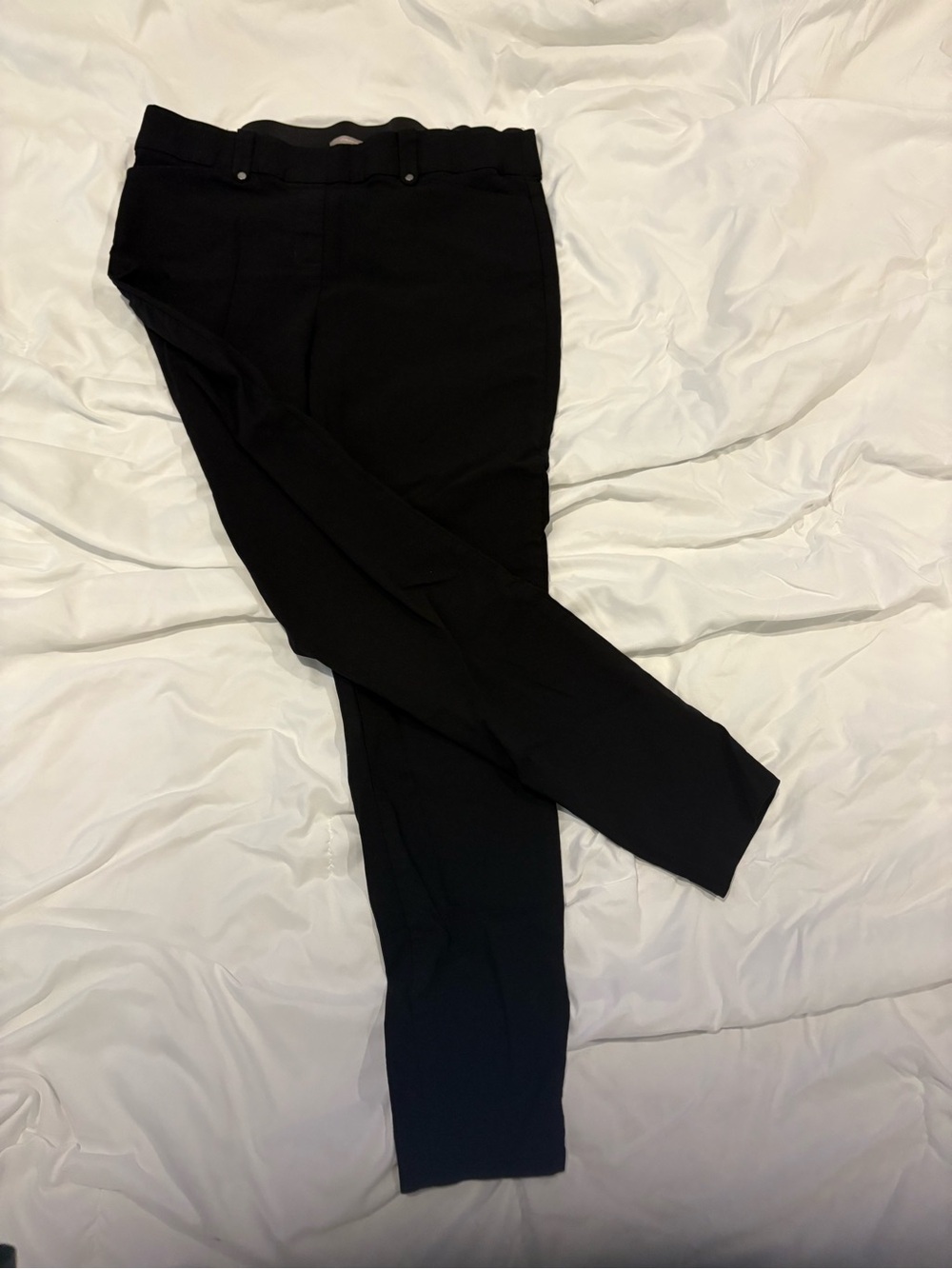 Maurices Black Ribbed Waist Knit Pants